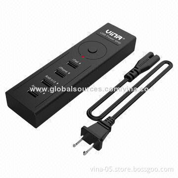 USB Fast Charger, Useful for Smartphones, iPad, iPhone, Tablet PCs, with 100-240V, 50/60Hz Input